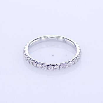 0.88CT 18KT WHITE GOLD DIAMOND ETERNITY BAND WITH SHARED PRONG SETTING 017427