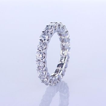 2.10ct White Gold Round Cut Eternity Band $2,450.00