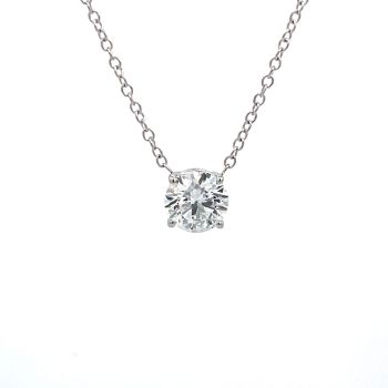 1.5ctw lab-grown diamond solitaire pendant from IDJewelry.