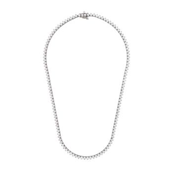 8.5ctw 3 Prong Tennis Necklace from ID Jewelry