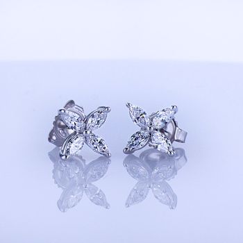Marquise Cut Diamond Victoria Earring Set in 18kt White Gold ER-IDJ-00635