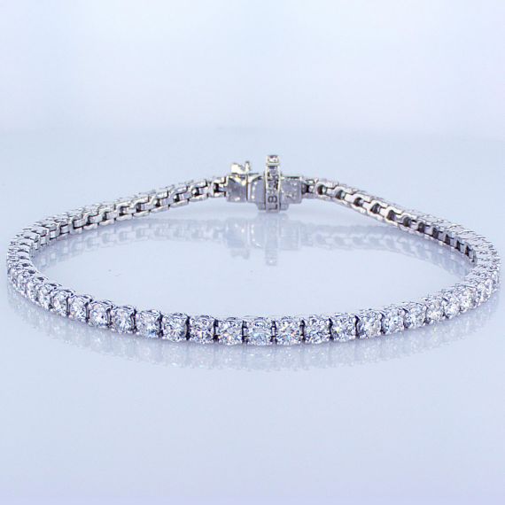 6.5 Carats Total Diamond Tennis Bracelet 7 Inches — Oliver Smith Jeweler